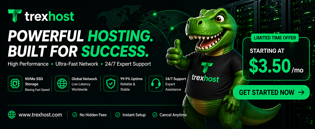 TrexHost – Best Web Hosting: Fast, Reliable & Affordable Solutions - Visit: https://trexhost.com